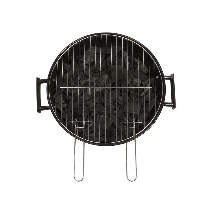 LIVOO Charcoal Barbecue - DOC172K - 41 cm Cooking Surface - Chrome-Plated Steel Grill