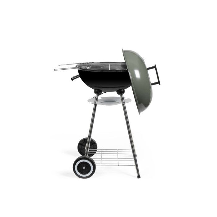LIVOO Charcoal Barbecue - DOC172K - 41 cm Cooking Surface - Chrome-Plated Steel Grill