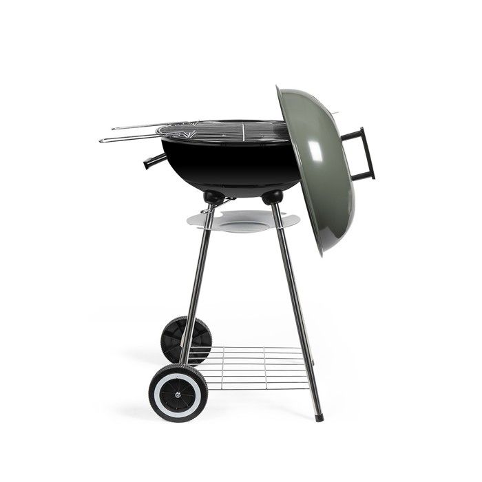 LIVOO Charcoal Barbecue - DOC172K - 41 cm Cooking Surface - Chrome-Plated Steel Grill