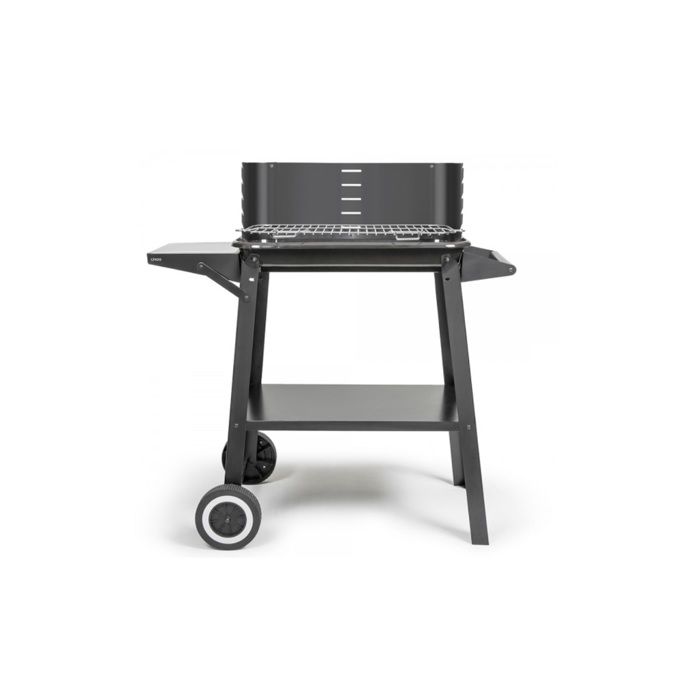 LIVOO DOC328 Charcoal Barbecue - Stainless Steel - Cooking Surface 48.5 x 28.8 cm