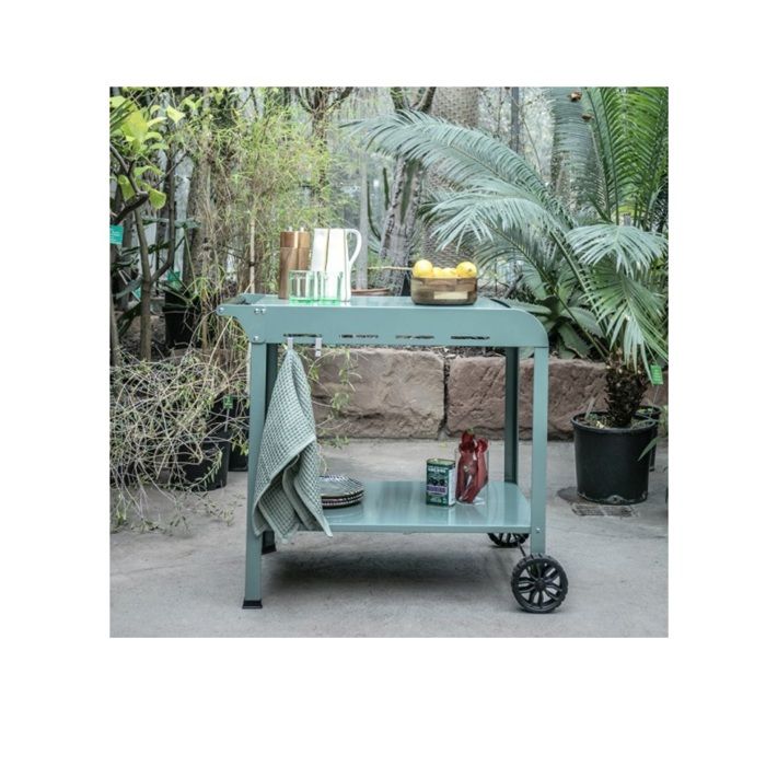 Desserte pour plancha - LIVOO - GS168V - Vert / Noir