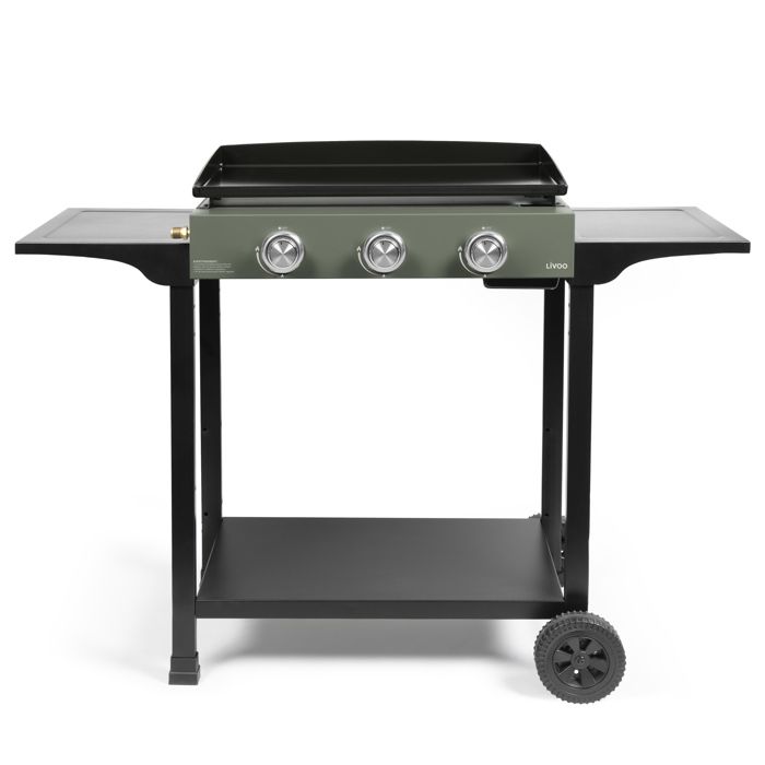 LIVOO Gas Griddle - DOC326 - 7500W - Enamelled Steel Plate - 62 x 34.5 cm 62x34.5cm