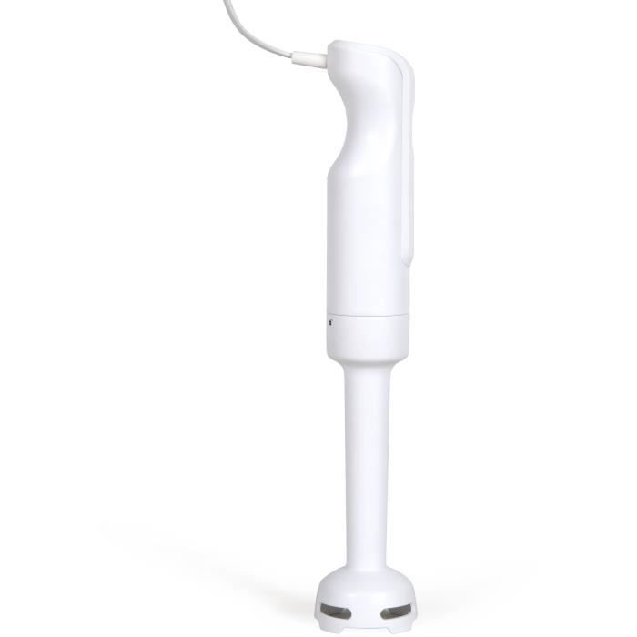 LIVOO Immersion Blender - 300W - 2 Stainless Steel Blades - 1 Speed - White