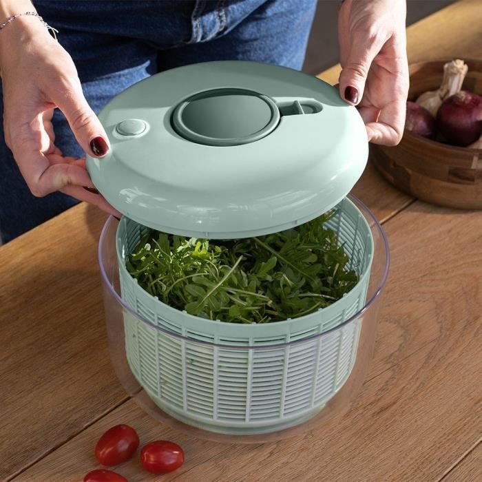 LIVOO Salad Spinner - MEN433 - 3.5 L - Manual Spin - Dishwasher Safe