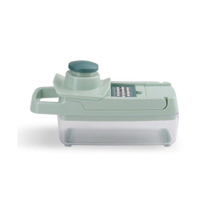 LIVOO Multifunctional Mandoline Slicer - 8 Stainless Steel Blades - 1.5 L Collection Container - Dishwasher Safe MEN435