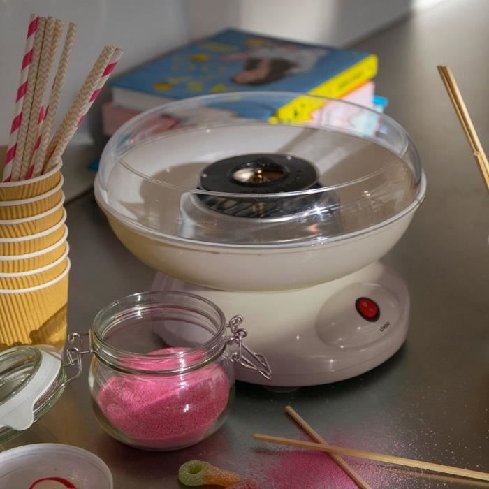 LIVOO DOM468C - Cotton Candy Machine - 450 W - Removable Bowl