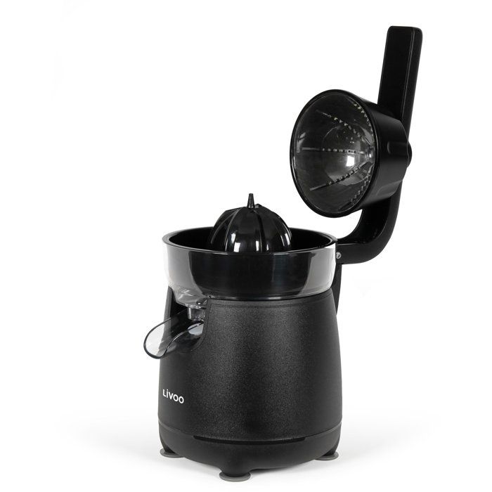 Presse-agrumes électrique a bras - LIVOO - DOD211N - 120 W - 1 grand cône et 1 petit cône - Noir