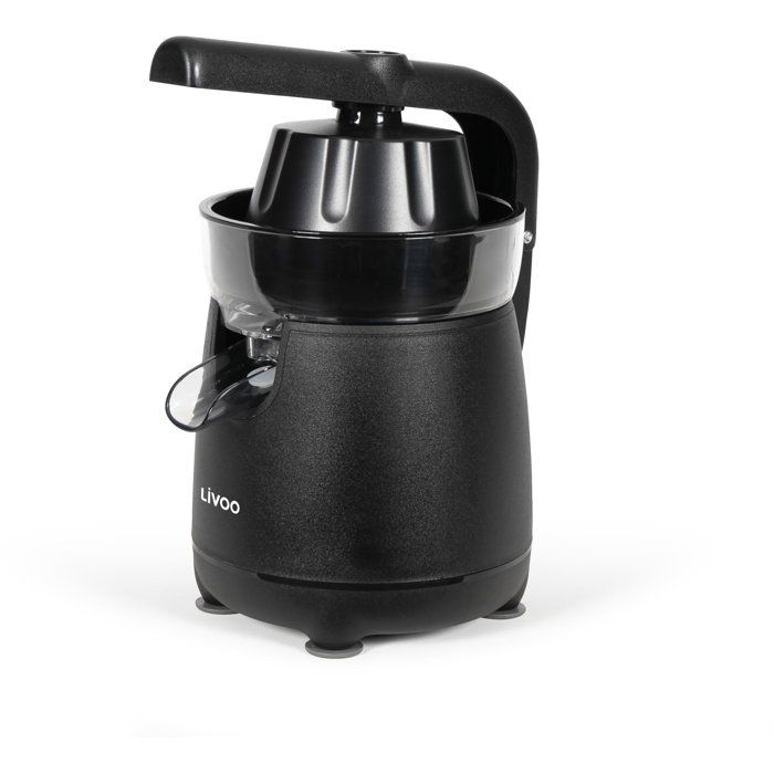 Presse-agrumes électrique a bras - LIVOO - DOD211N - 120 W - 1 grand cône et 1 petit cône - Noir
