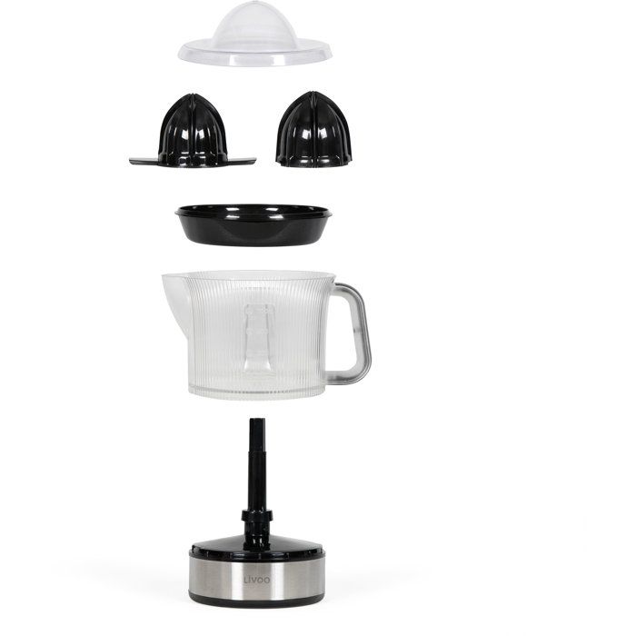 LIVOO Electric Citrus Juicer - DOD210 - 40W - Stainless Steel/ Black