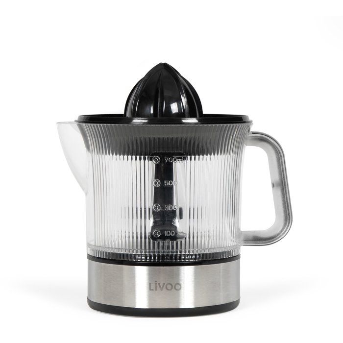 LIVOO Electric Citrus Juicer - DOD210 - 40W - Stainless Steel/ Black