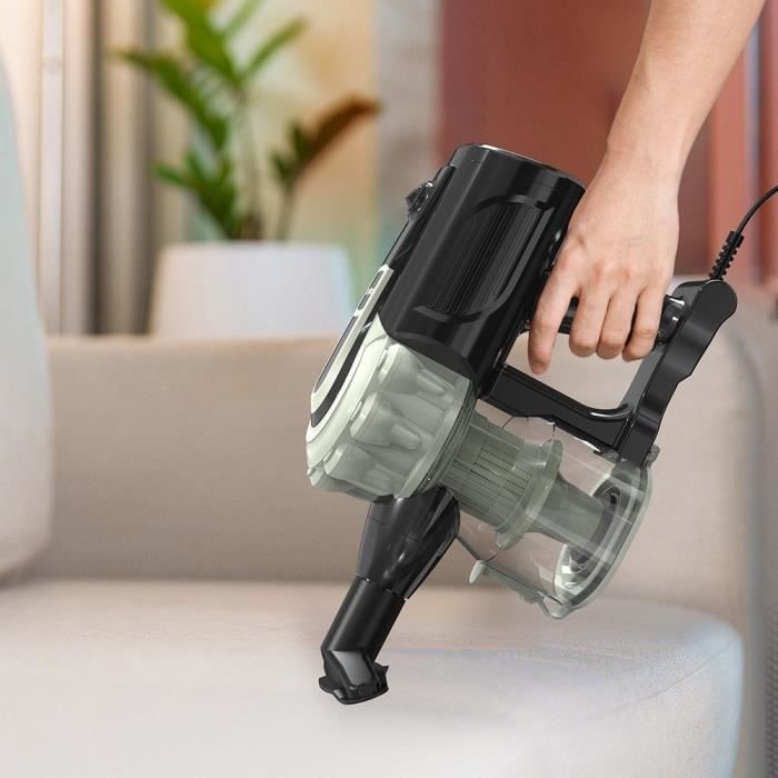 LIVOO DOH142V Corded Stick Vacuum Cleaner - 600 W - 12 kPa - 0.55 L - Green