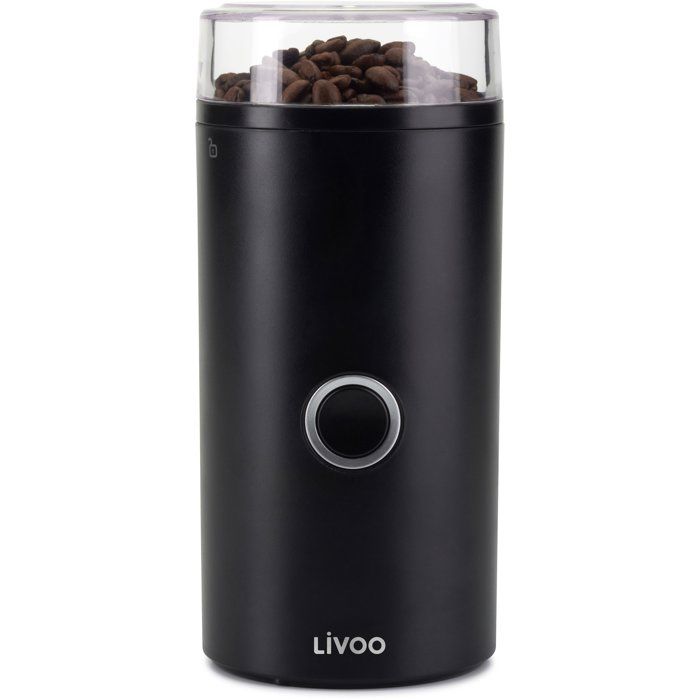 LIVOO Electric Coffee Grinder - DOD219N - 180 W - 12 cups - Black
