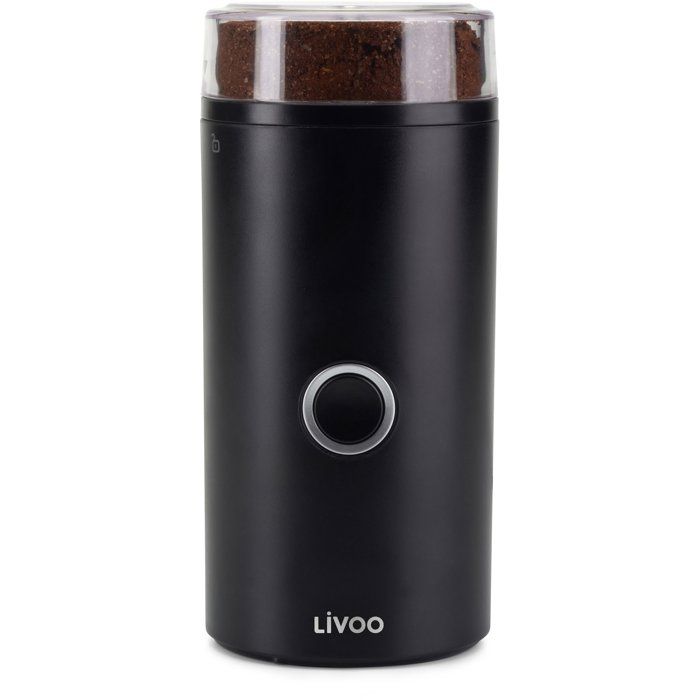 LIVOO Electric Coffee Grinder - DOD219N - 180 W - 12 cups - Black