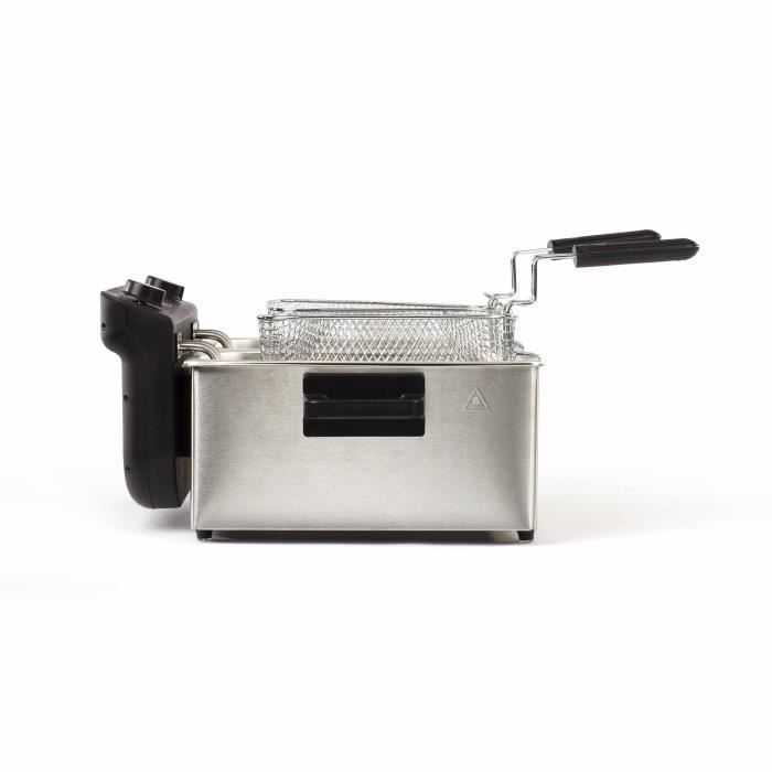 LIVOO DOC217 Double Fryer - 2 x 3 L - 3300W - Stainless Steel