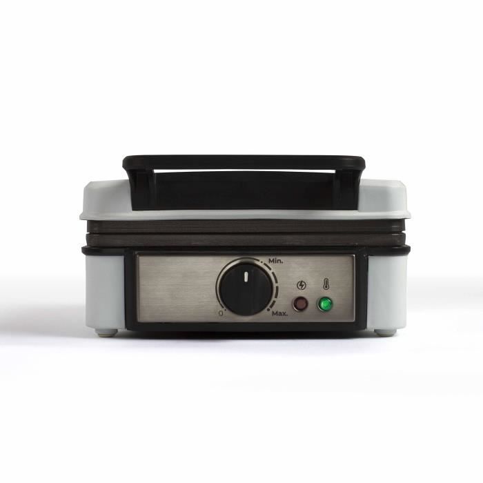 LIVOO Waffle Maker - Adjustable Thermostat - 1200W - 2 Waffles - 14.5x17.5 cm DOP206