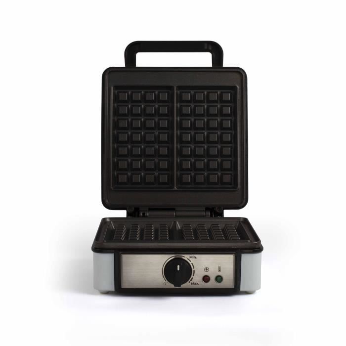 LIVOO Waffle Maker - Adjustable Thermostat - 1200W - 2 Waffles - 14.5x17.5 cm DOP206