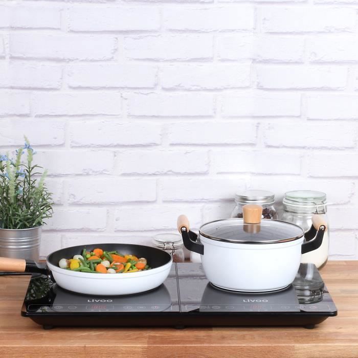 LIVOO Induction Hob - 22 cm - 60° to 240° - DOC235 - Black