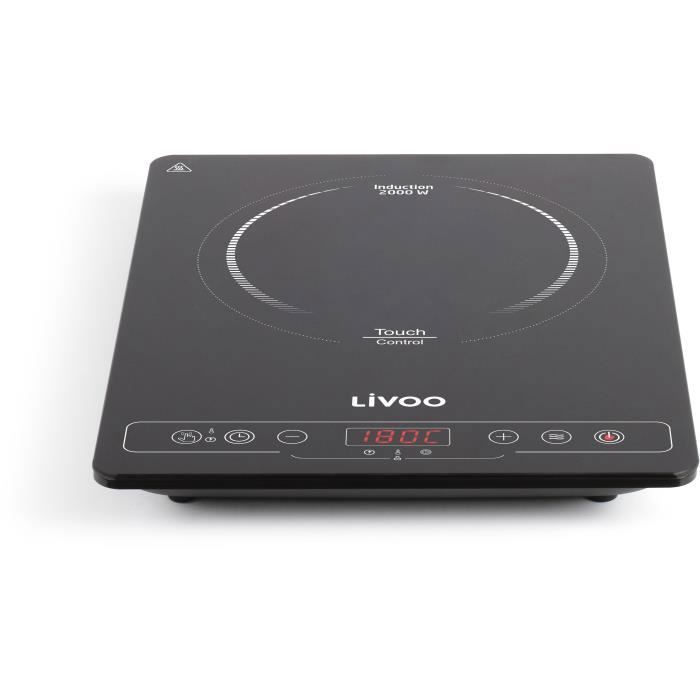 LIVOO Induction Hob - 22 cm - 60° to 240° - DOC235 - Black