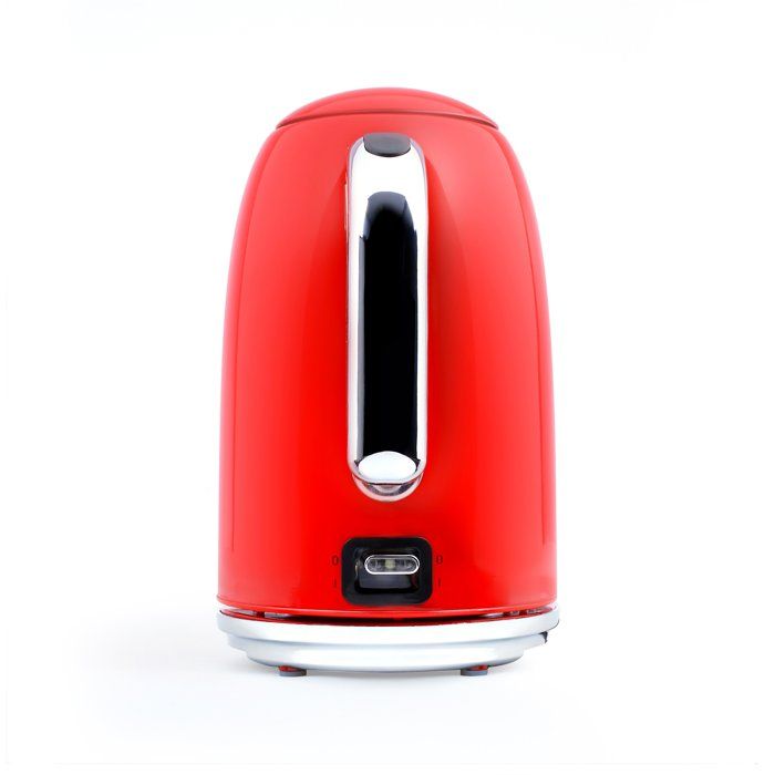 LIVOO Retro Kettle - 2200 W - 1.7 L - 360° Swivel Base - Red - DOD180R