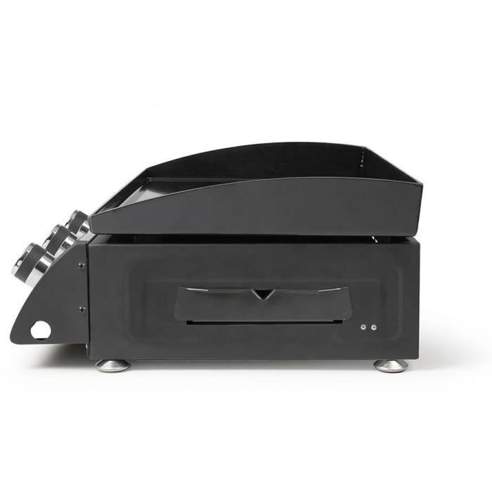 LIVOO Gas Griddle - 3 Burners - 61 x 38 cm - DOC277