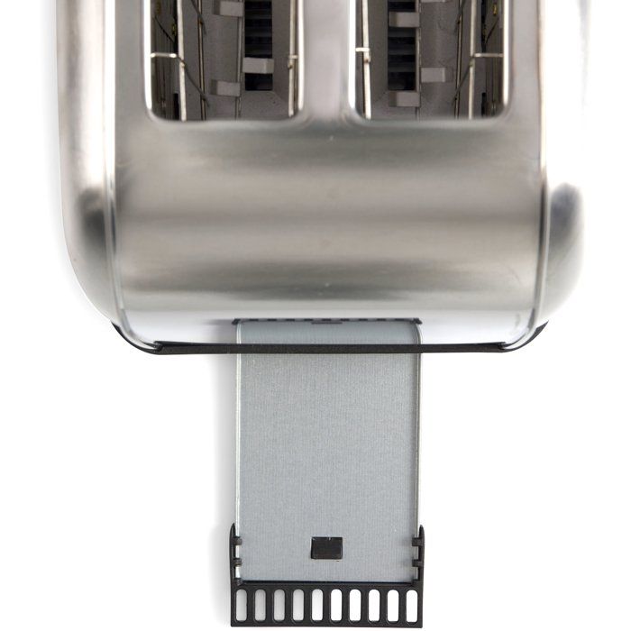 LIVOO Toaster - 850W - 2 Slots - Adjustable Thermostat: 7 Levels - DOD196 - Stainless Steel 2-slice