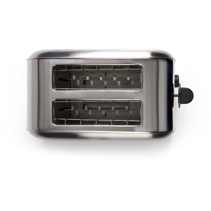 LIVOO Toaster - 850W - 2 Slots - Adjustable Thermostat: 7 Levels - DOD196 - Stainless Steel 2-slice
