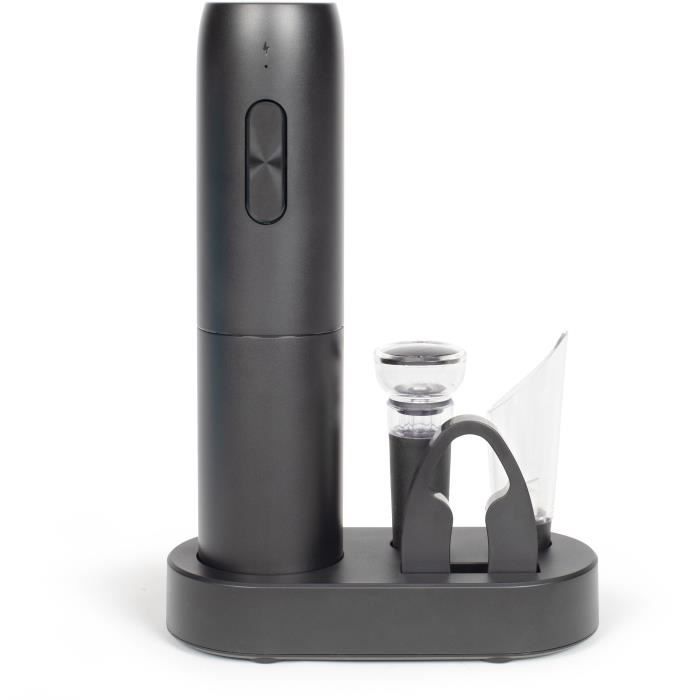 LIVOO Rechargeable Electric Wine Set - GS159 - Universal - 5 Accessories - Press-operated - 30-bottle Capacity