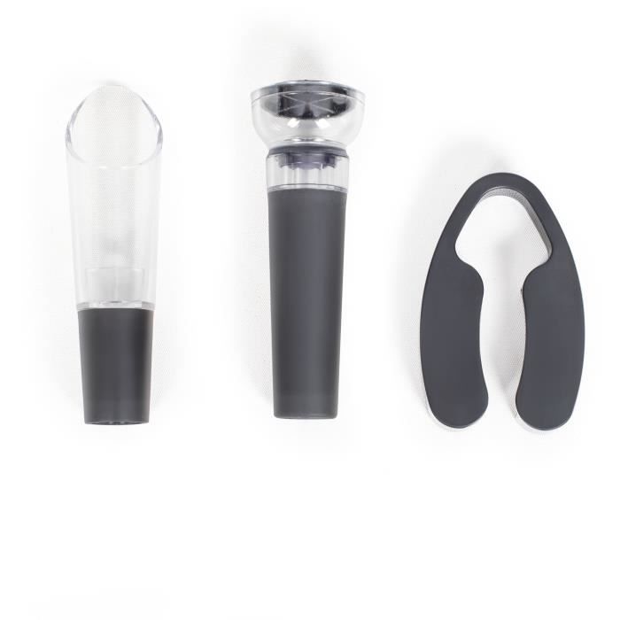 LIVOO Rechargeable Electric Wine Set - GS159 - Universal - 5 Accessories - Press-operated - 30-bottle Capacity