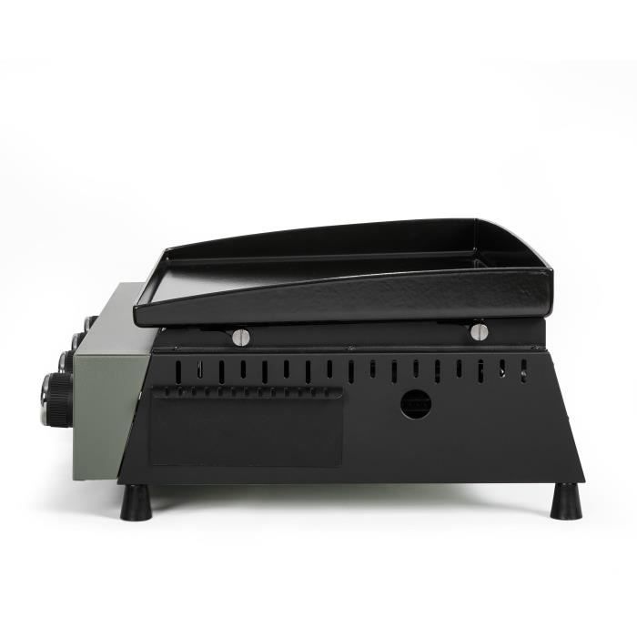 LIVOO DOC325 Gasgrillplatte mit 4 Edelstahlbrennern und 10 kW Gesamtleistung