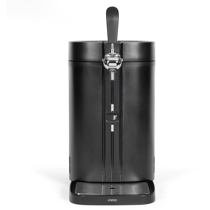LIVOO Beer Dispenser - DOM511 - 60W - For 5 L Self-Pressurized Kegs - 3 to 12°C 30-day