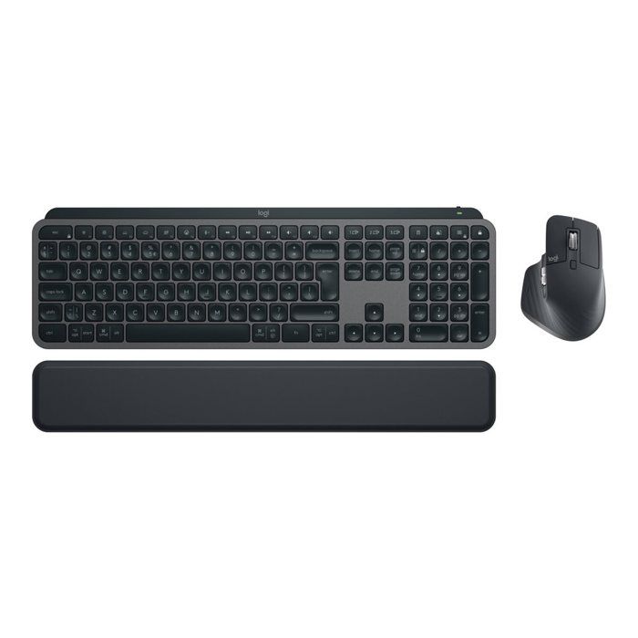 Logitech MX Keys S Wireless Keyboard and Mouse Combo - AZERTY - Backlit - Graphite
