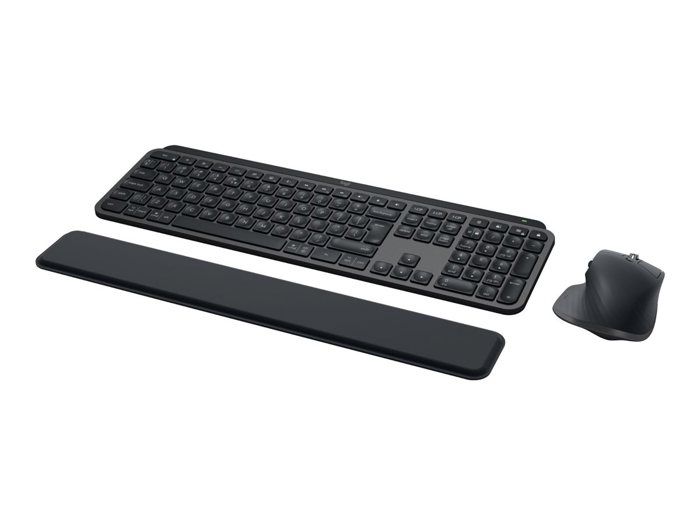 Logitech MX Keys S Wireless Keyboard and Mouse Combo - AZERTY - Backlit - Graphite