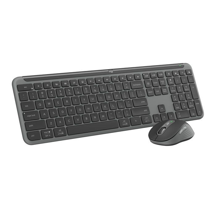 Logitech Keyboard and Mouse Combo - Wireless - MK950 Signature - AZERTY - Graphite