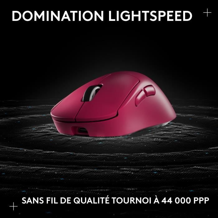 Logitech Gaming Mouse - Wireless - Lightweight - G Pro X Superlight 2 DEX - Pink