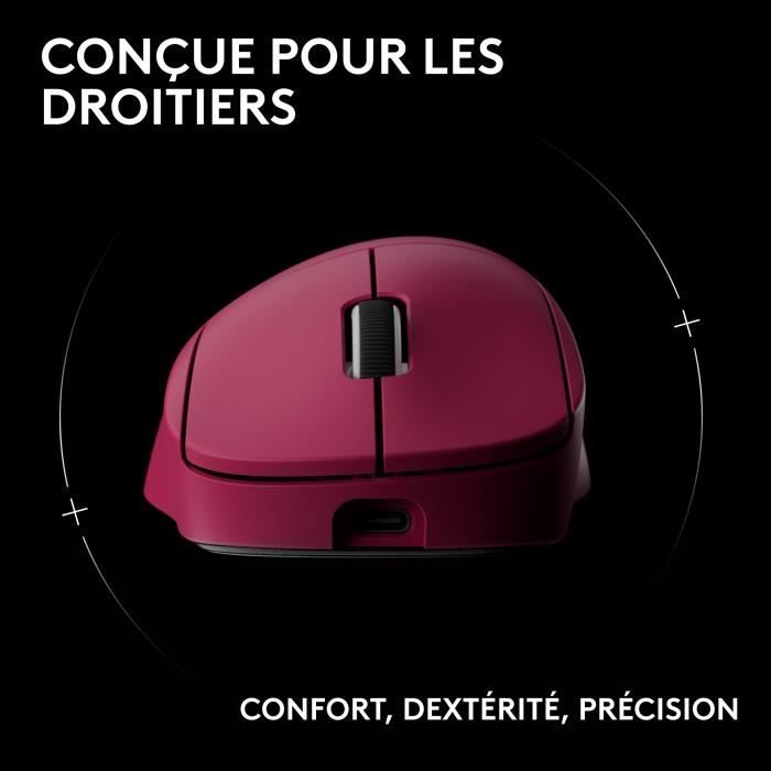Logitech Gaming Mouse - Wireless - Lightweight - G Pro X Superlight 2 DEX - Pink