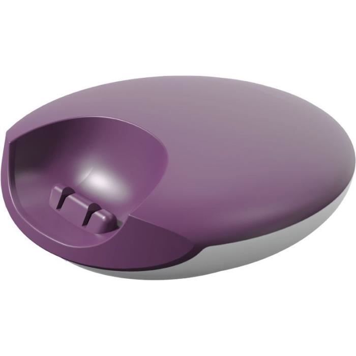 LOGICOM DECT ILOA 150 SOLO Cordless Landline Phone - Aubergine - No Answering Machine