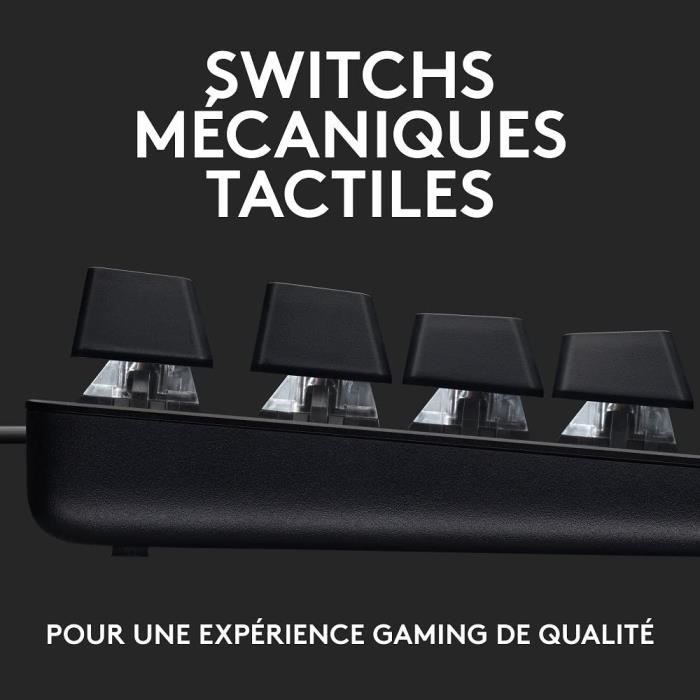 Logitech Gaming Keyboard - G413 SE - Wired - AZERTY - Mechanical - Full Size - Black