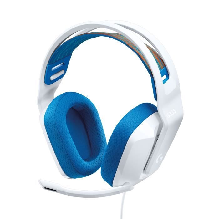 Logitech G G335 Wired Gaming Headset - PS5, PS4, Xbox, Switch, PC - White