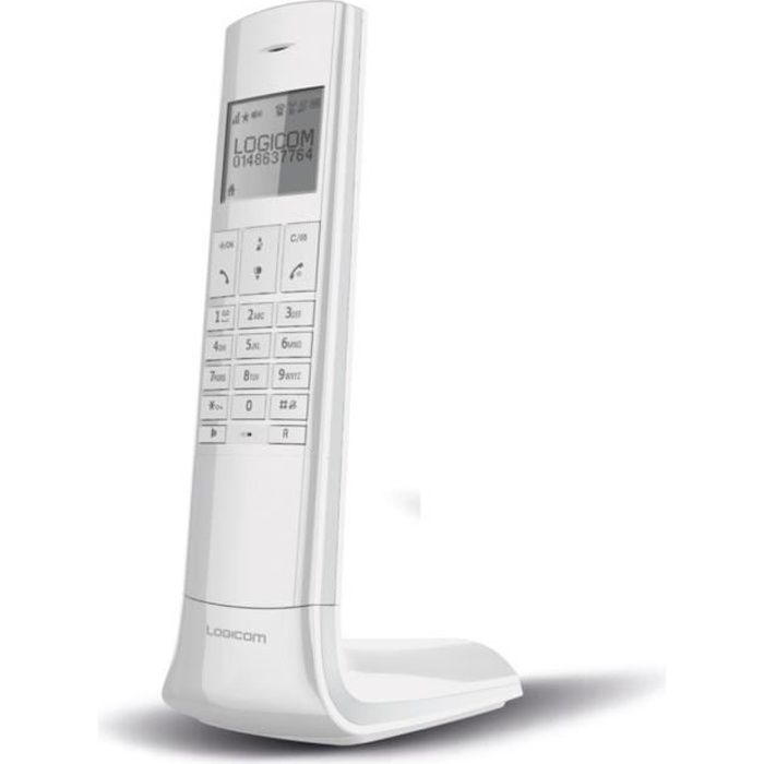 Logicom Luxia 150 Solo Cordless Phone - Backlit Screen - 50-number Phonebook