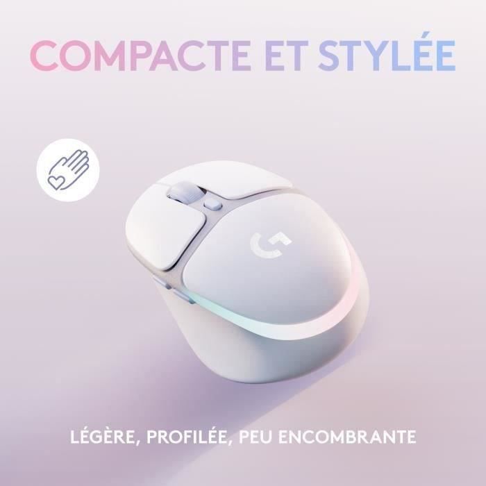 Logitech Gaming Mouse - Wireless - Lightweight - G705 - White