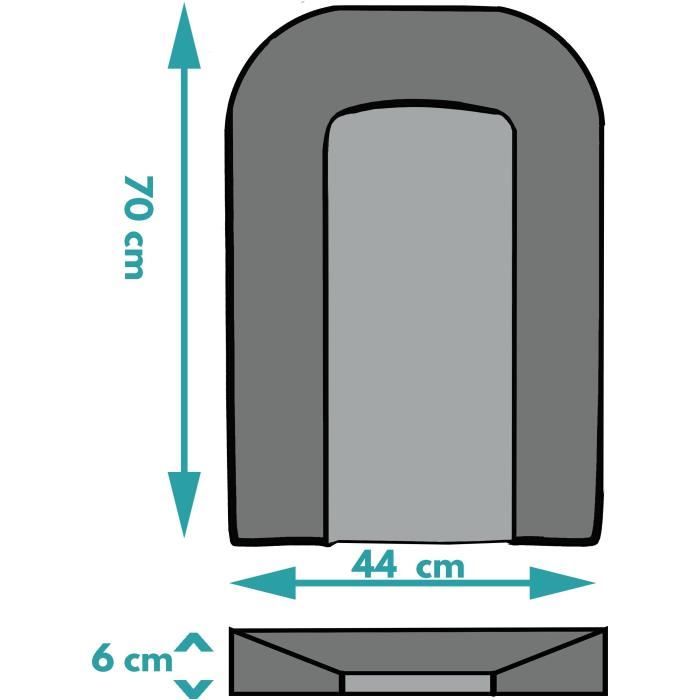 LOOPING Changing Mat - Foam Board - White - BCLPC
