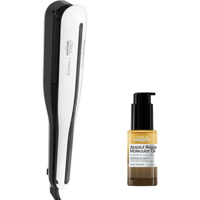 SteamPod 3 Professional Steam Straightener with Absolut Repair Oil for Smoother Hair