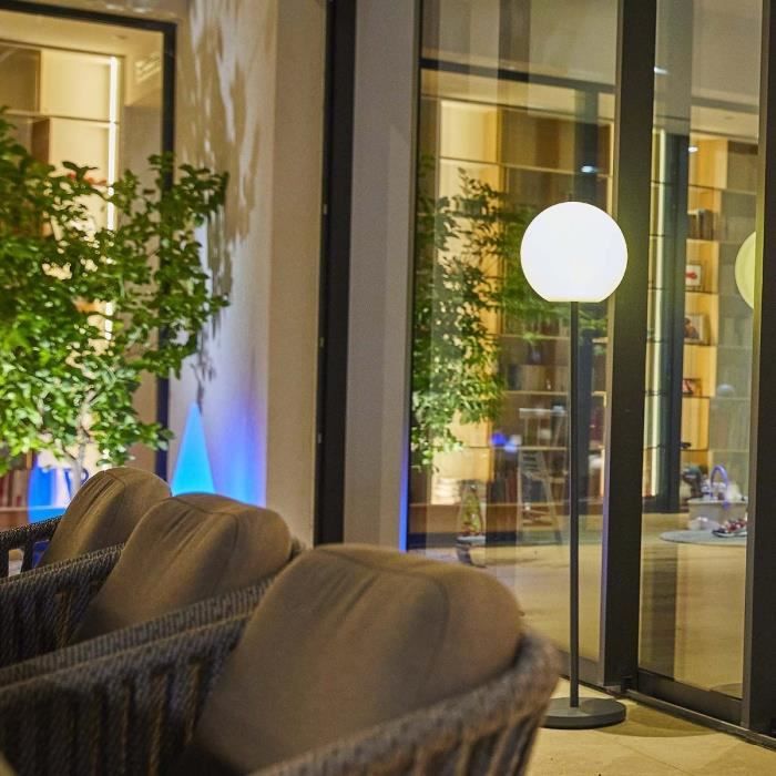 LUMISKY Floor Lamp - LUNY TALL - H150 cm - Scandinavian Design - Metal Base - Warm White/Cool White LED