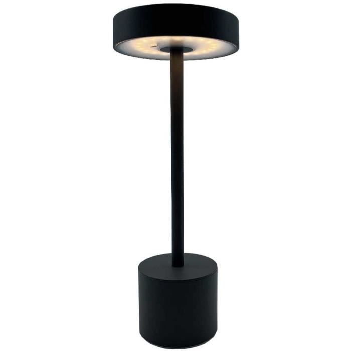 LUMISKY Wireless Table Lamp - ROBY - Touch - Aluminum - Dark Gray - LED