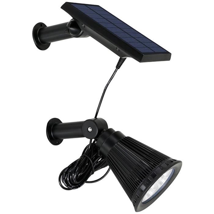 LUMISKY SPIKY AWAY W34 2-in-1 Solar Spotlight for Stake or Wall Mounting - H42 cm - White LED