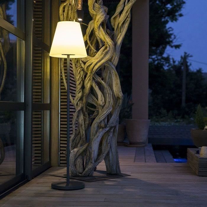 LUMISKY Standy Floor Lamp - H150 cm - Metal Base - Dimmable Multicolor LED
