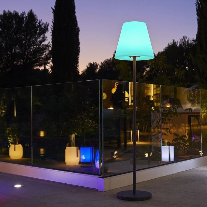 LUMISKY Standy Floor Lamp - H150 cm - Metal Base - Dimmable Multicolor LED