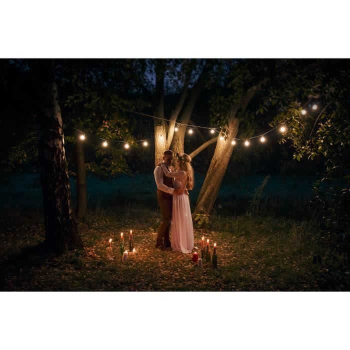 Link Me Light LED string lights - 10 bulbs - E27 socket - warm white - 5 m