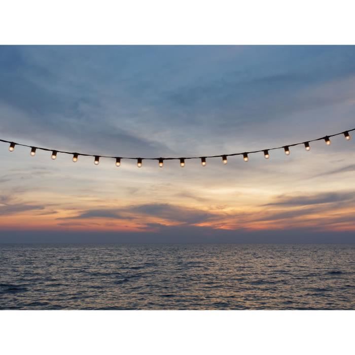 Link Me Light LED string lights - 10 bulbs - E27 socket - warm white - 5 m