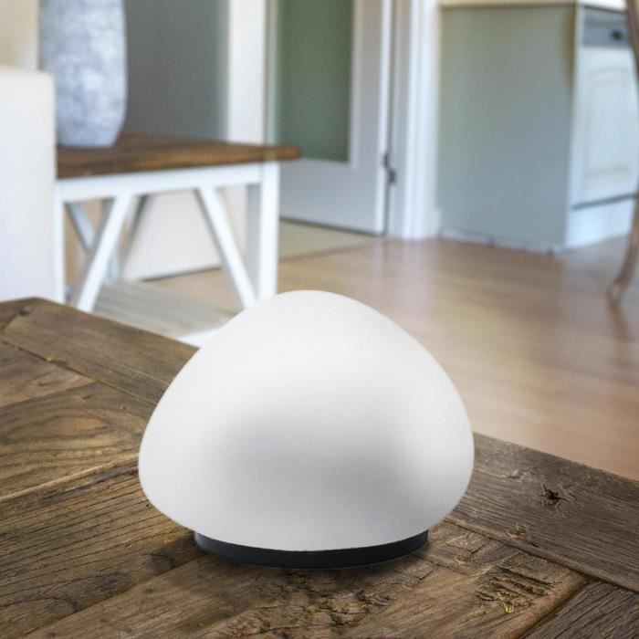 LUMISKY SOLENZARA Decorative Solar Lamp Pebble - Ø16 cm - White LED